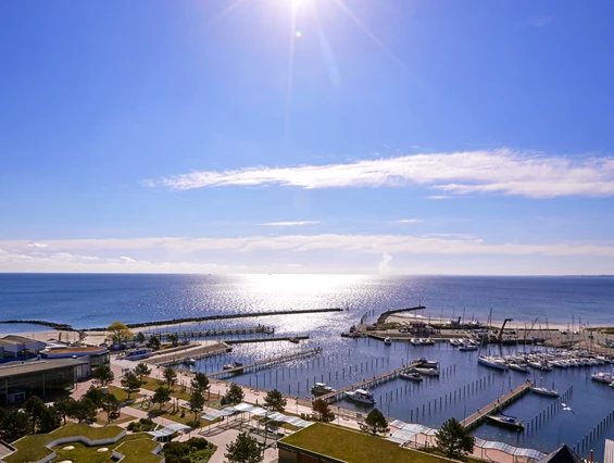 Urlaub-mit-Hund: Das Dampland mit Blick auf die Ostsee - Ostseehotel Midgard