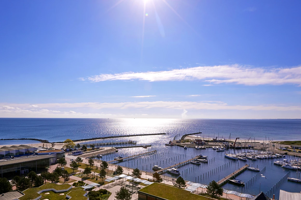 Urlaub-mit-Hund: Das Dampland mit Blick auf die Ostsee - Ostseehotel Midgard