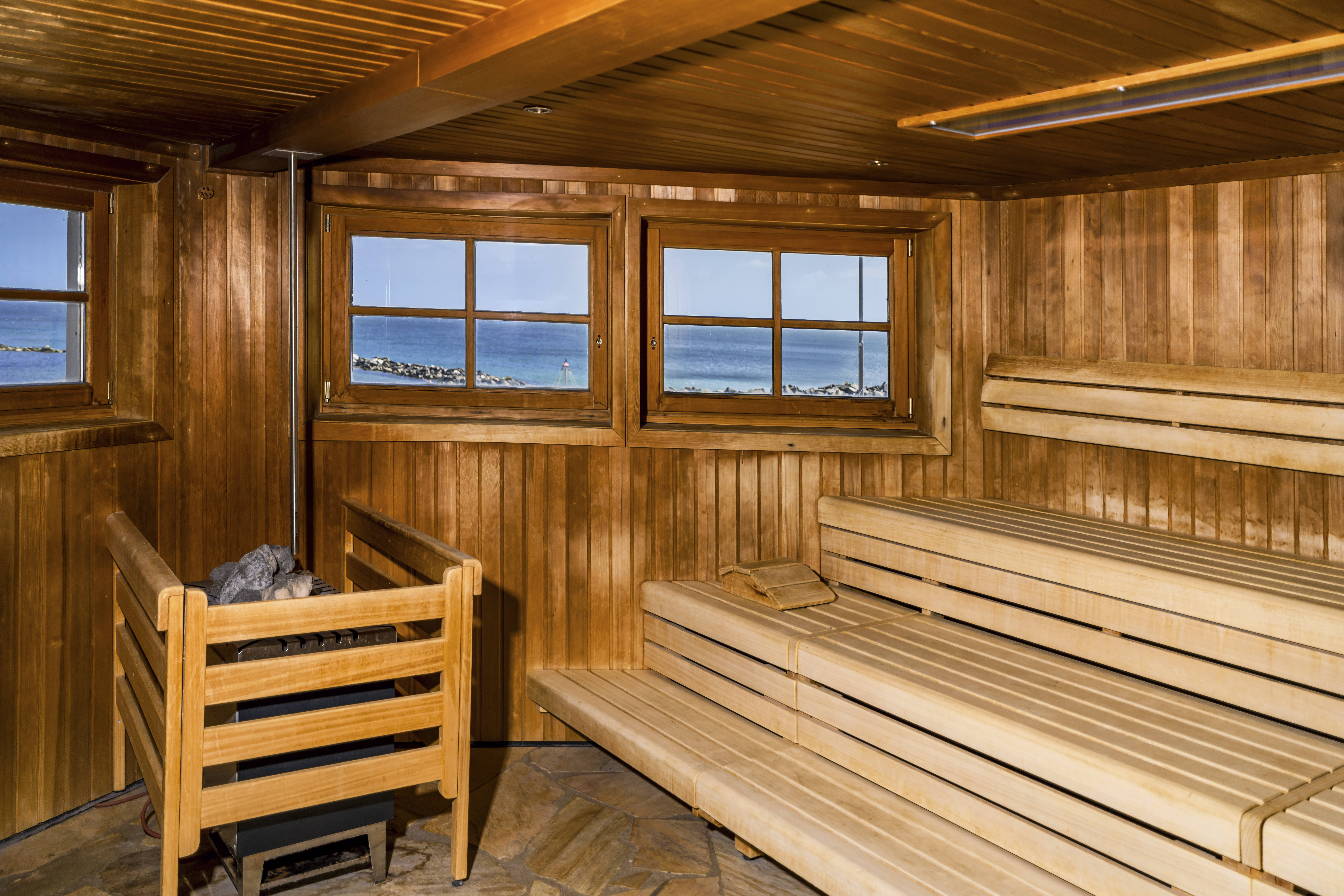 Ferienhaus mit Hund: Saunalandschaft - Premiumhaus in Damp