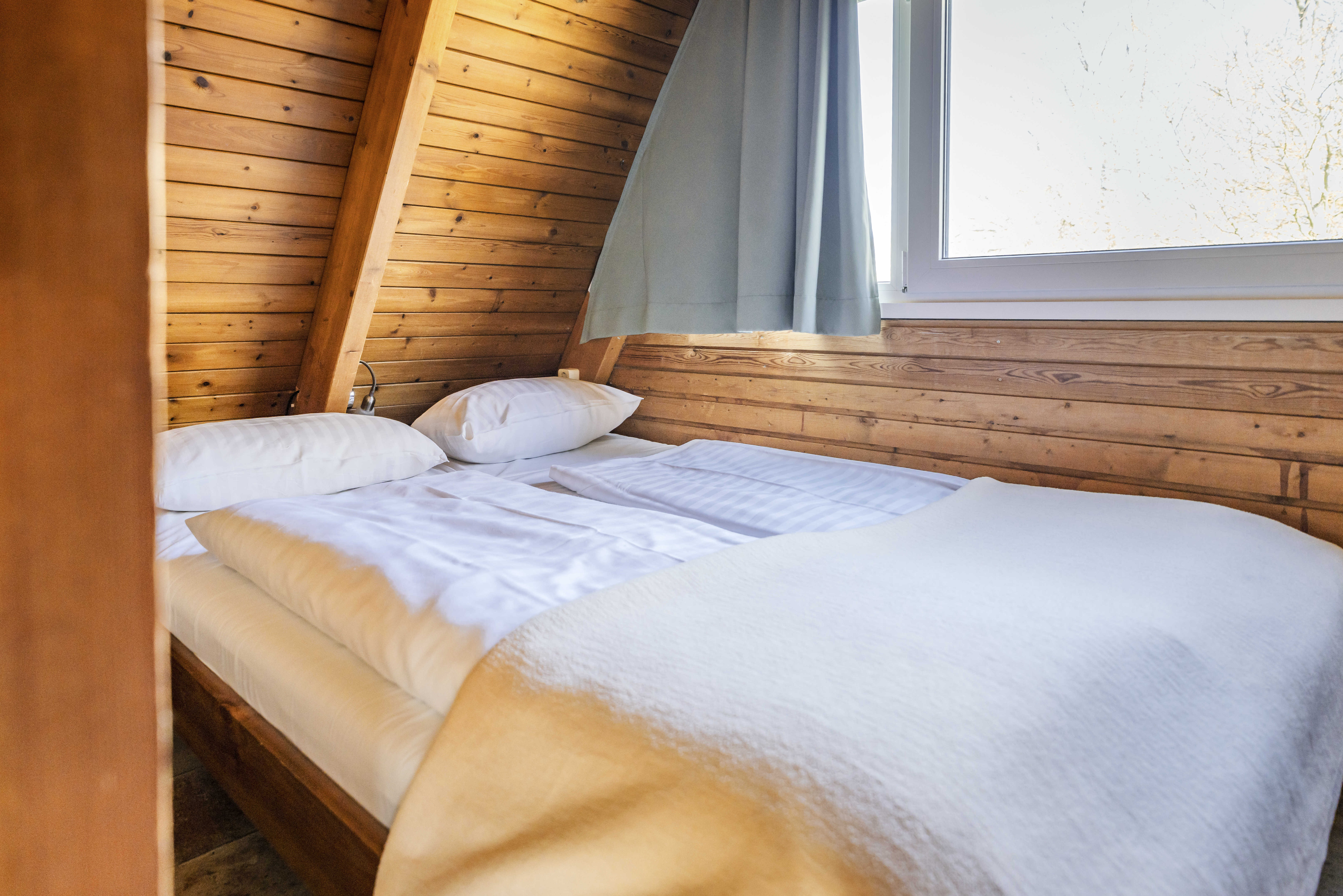 Hundehotel - Deutschland - Nurdachhaus Schlafzimmer - Nurdachhaus in Damp