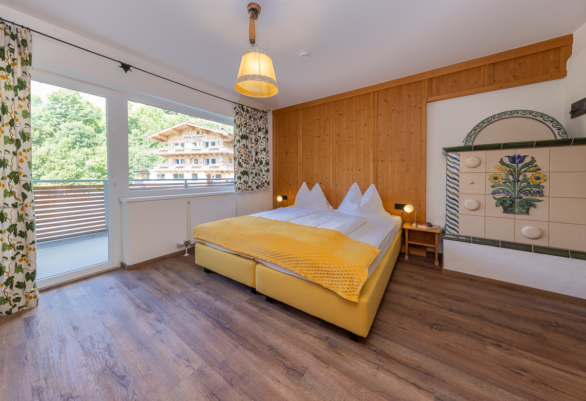 Urlaub-mit-Hund: WM-Appartement Schlafzimmer - Appartements Fürstauer