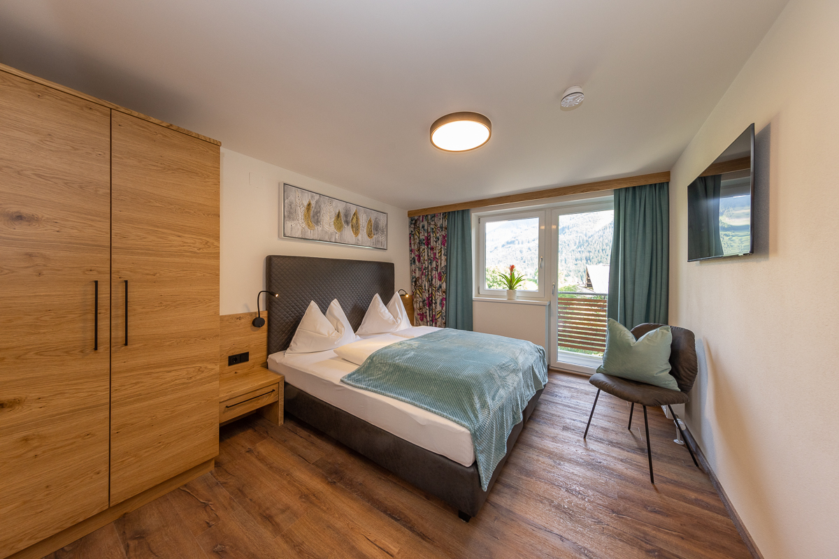 Urlaub-mit-Hund: Schlafzimmer 2 Top 4 und Top 7 - Appartements Fürstauer