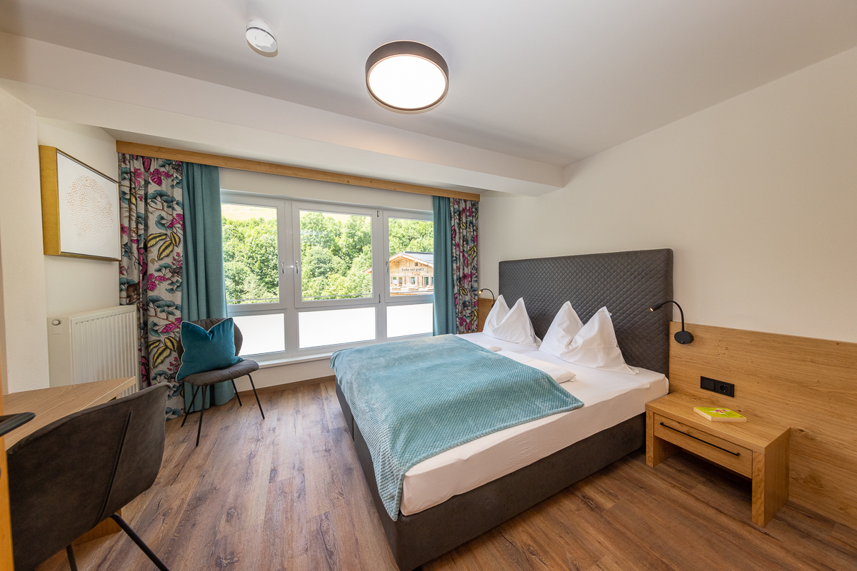 Urlaub-mit-Hund: Schlafzimmer 2 Top 5 und Top 8 - Appartements Fürstauer