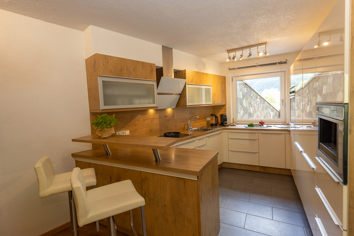 Urlaub-mit-Hund: Chalet Küche - Appartements Fürstauer