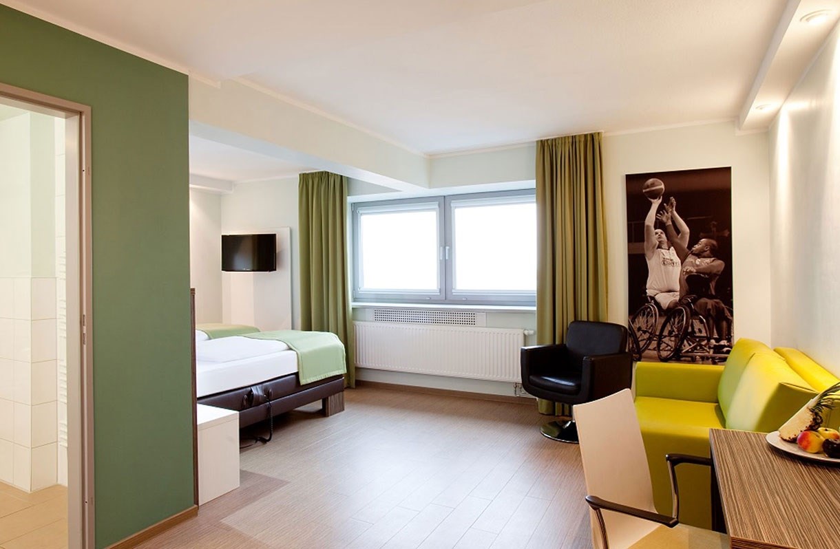 Hotel Sportforum Zimmerkategorien Paralympic-Suite
