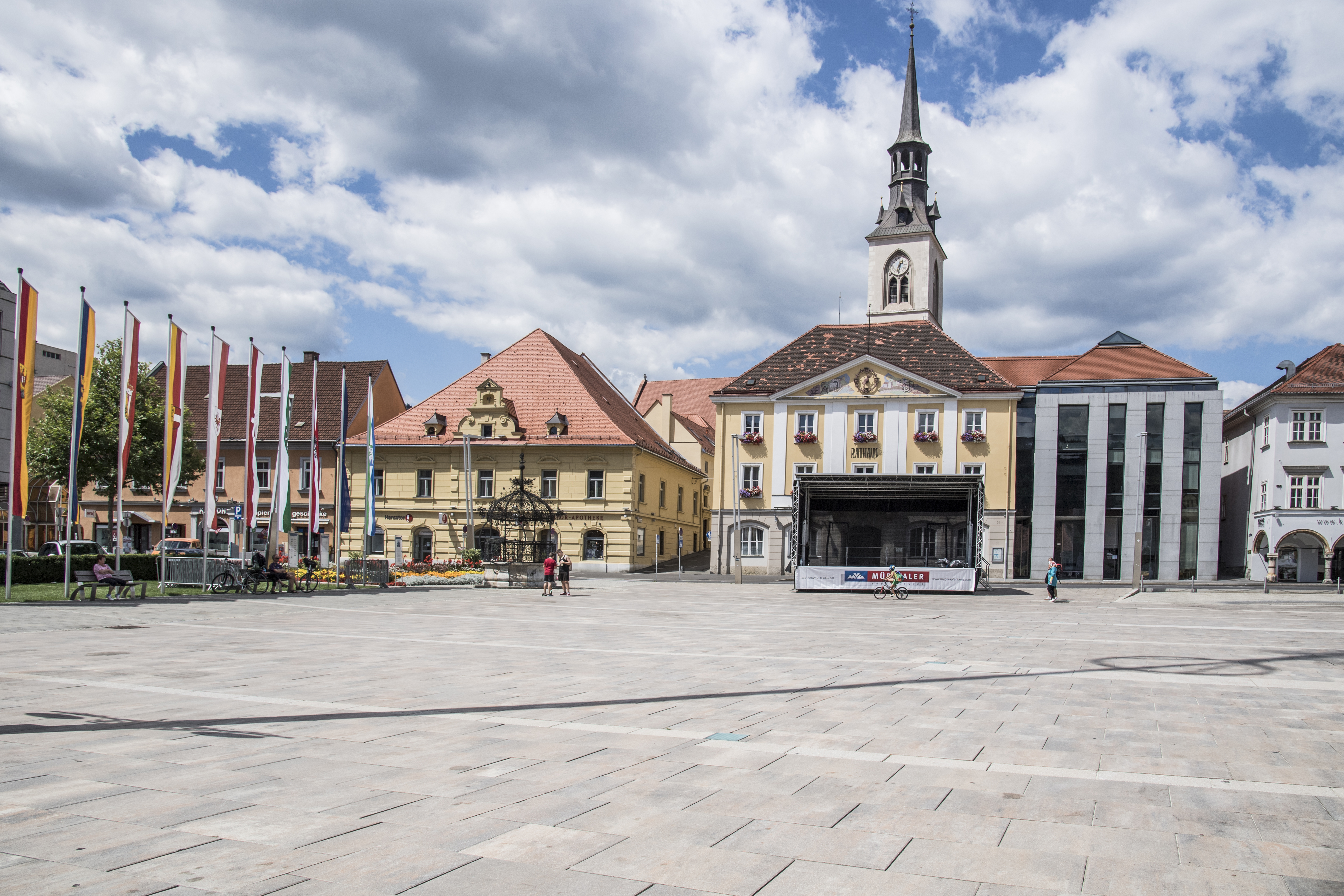 JUFA Natur-Hotel Bruck Ausflüge mit Hund Stadtzentrum Bruck