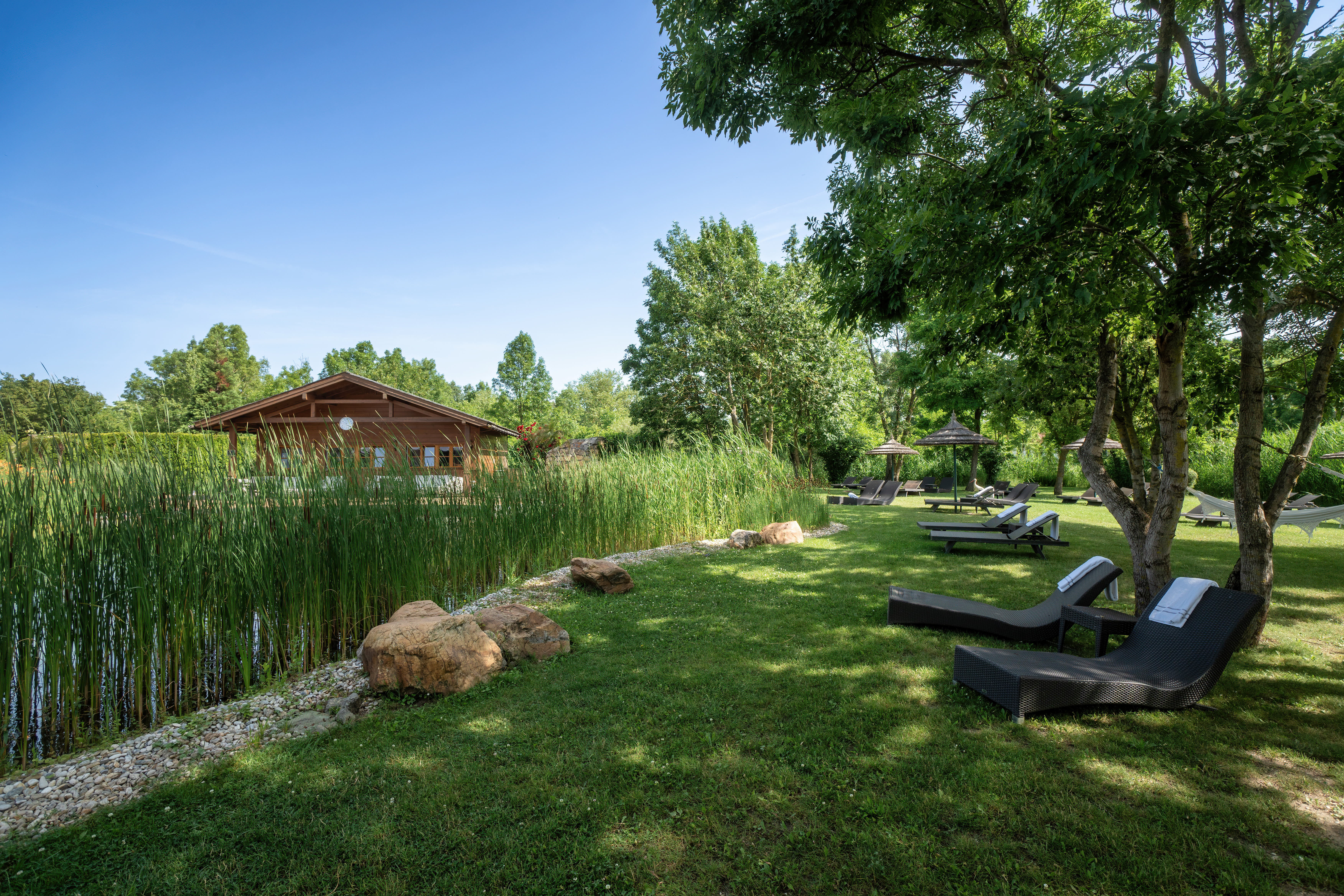 Urlaub-mit-Hund: Liegebereich im Wellness- und Saunaparc - VILA VITA Pannonia