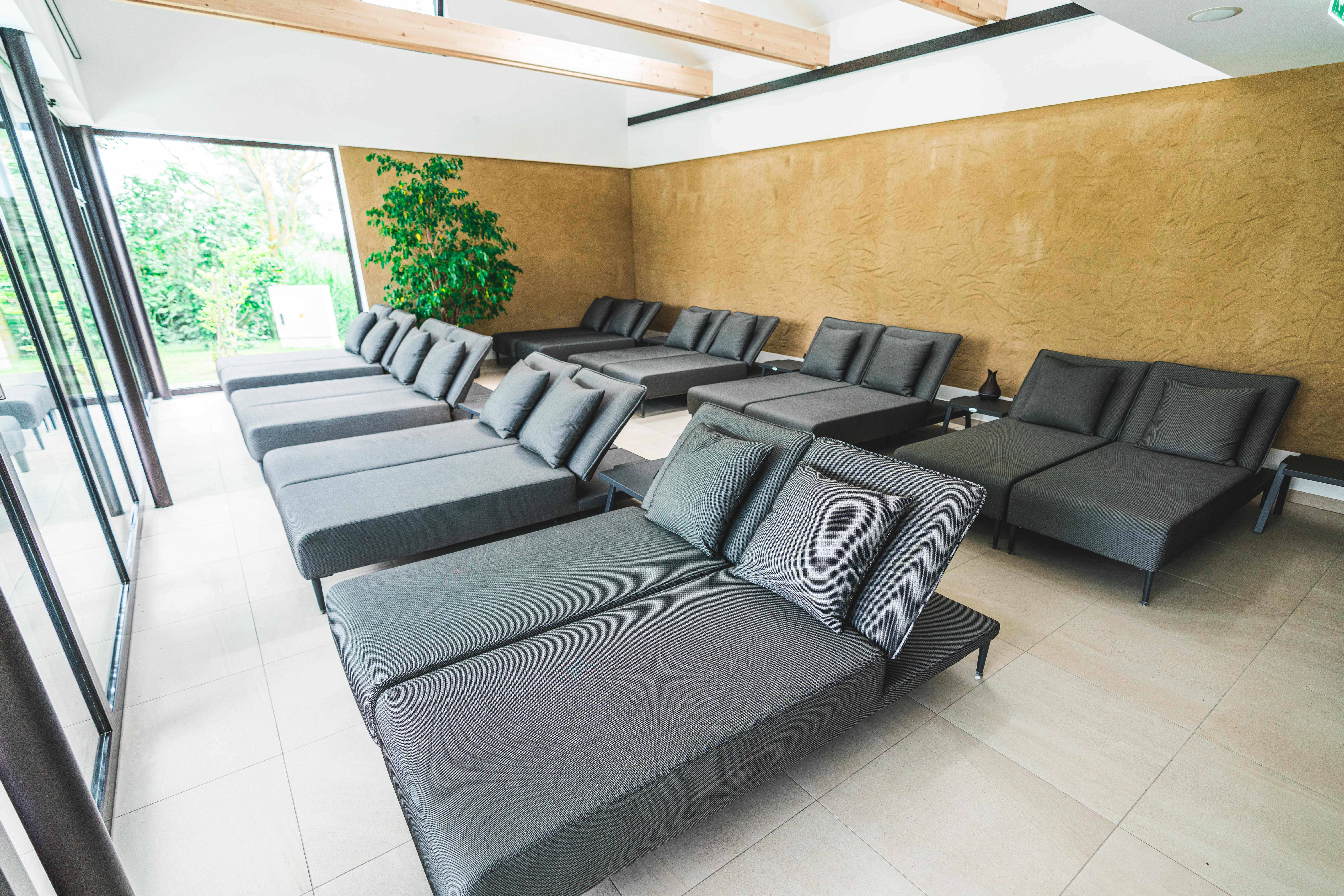 Urlaub-mit-Hund: Lehmruheraum im Wellness- und Saunaparc - VILA VITA Pannonia