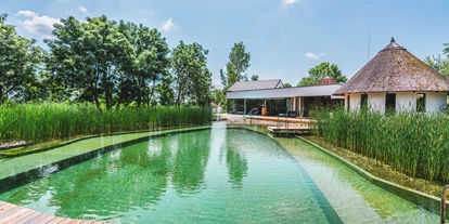Hundehotel - Pools: Schwimmteich - Badeteich im Wellness- und Saunaparc - VILA VITA Pannonia