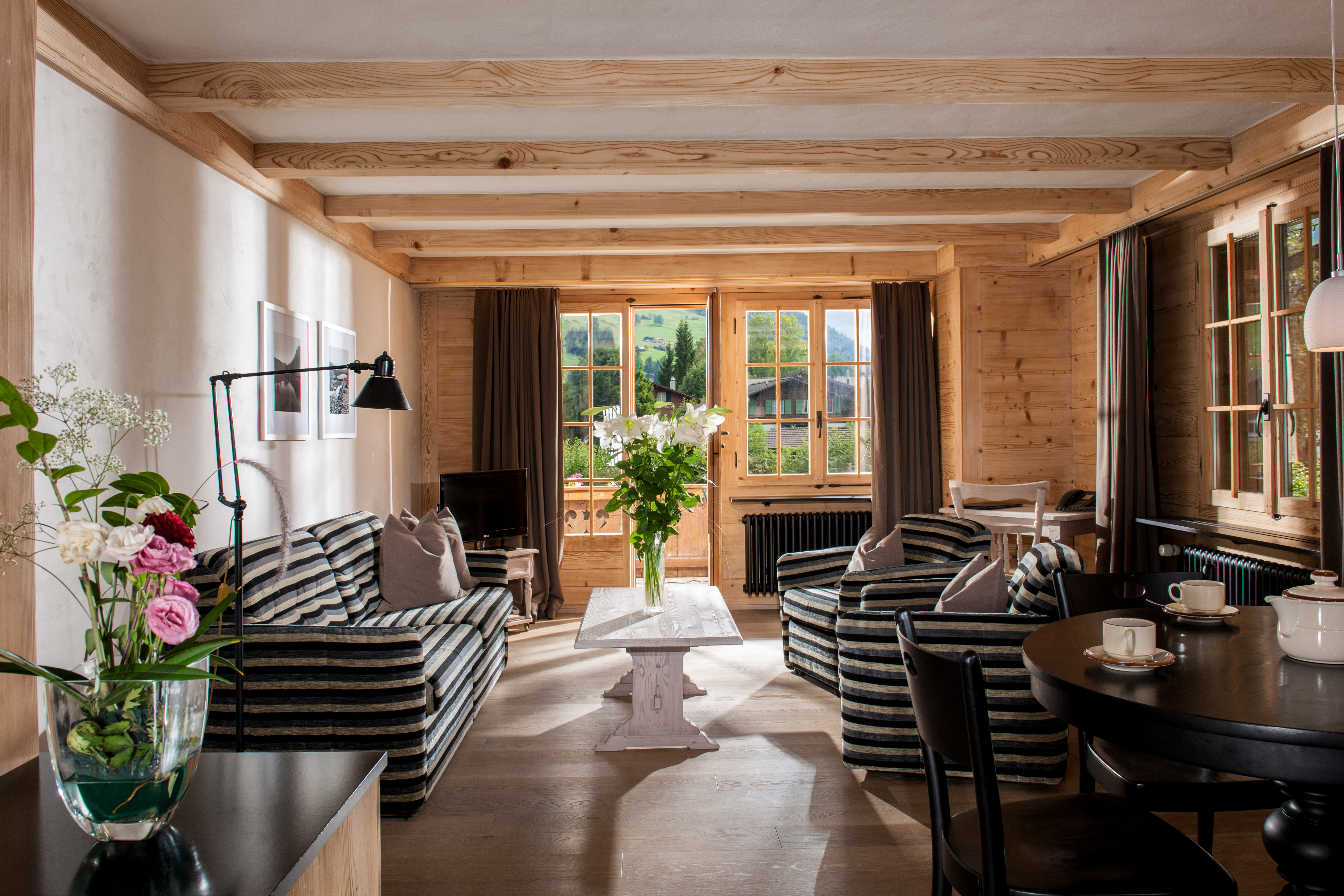 Arc-en-ciel Gstaad Zimmerkategorien Apartment mit einem Schlafzimmer