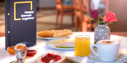 Hundehotel - Trink-/Fressnapf: an der Rezeption - Bad Gastein - Frühstück - JUFA Hotel Gitschtal***