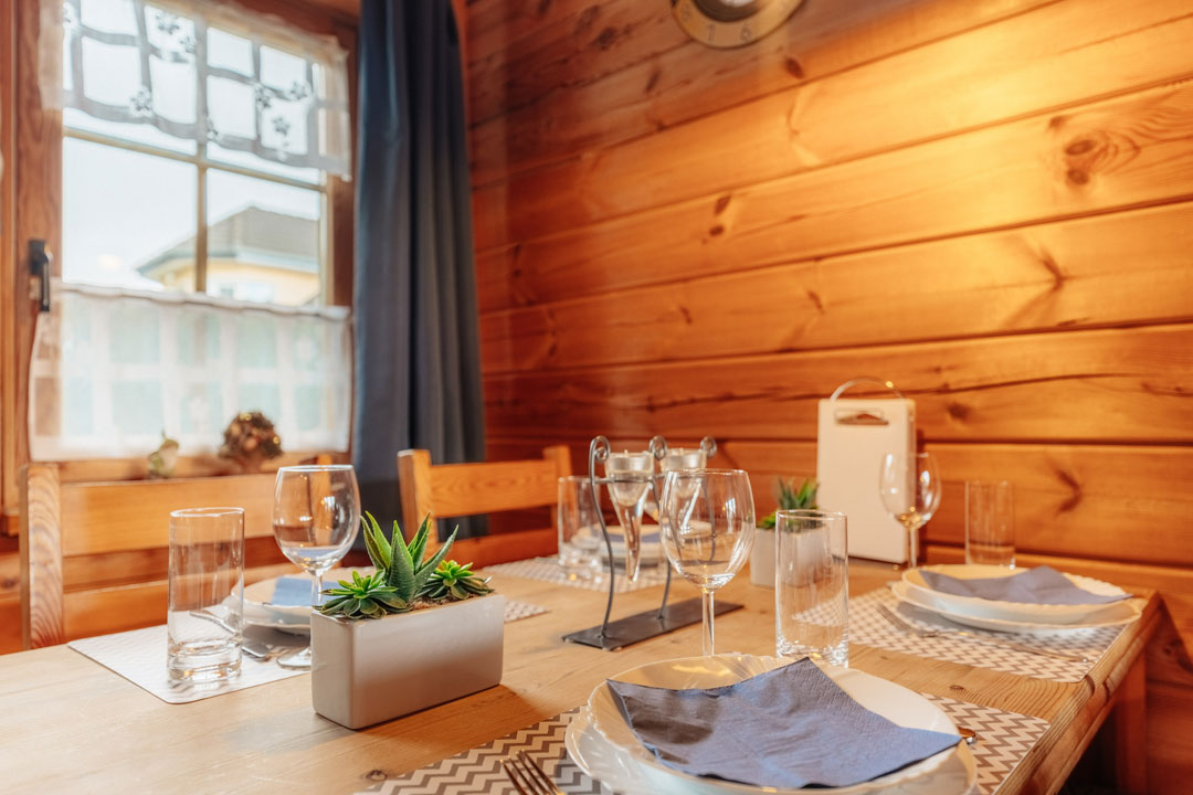 Ferienhaus mit Hund: Der Fuchsbau - Blockhaus 2