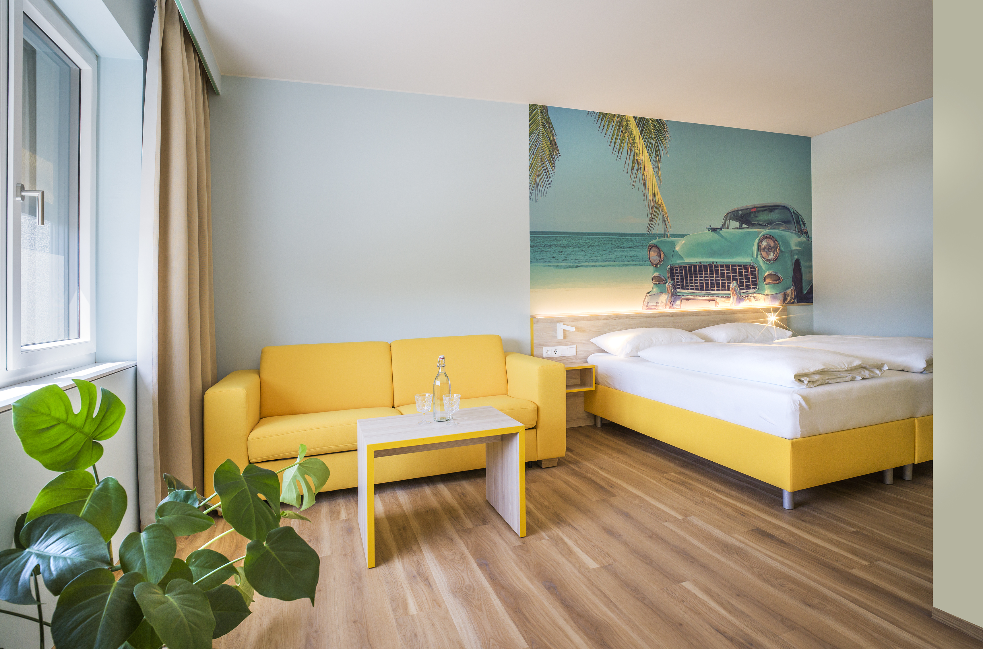 Hi5-Hotel Seiersberg Zimmerkategorien Superior Doppelzimmer barrierefrei 28m²