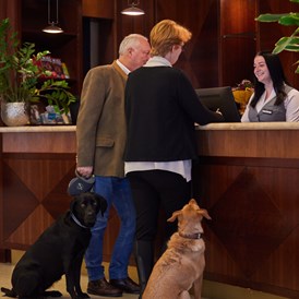 Urlaub-mit-Hund: Rezeption - Arabella Jagdhof Resort am Fuschlsee, a Tribute Portfolio Hotel