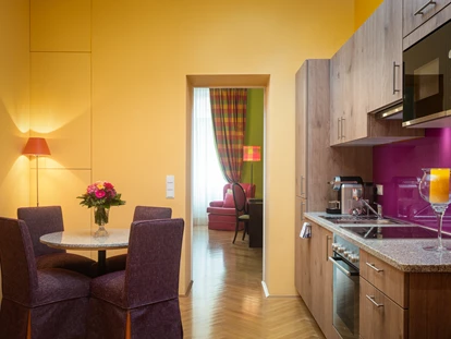 Hundehotel - Unterkunftsart: Hotel - Baden (Baden) - Wohnküche Komfort Suite - APPARTEMENT-HOTEL AN DER RIEMERGASSE