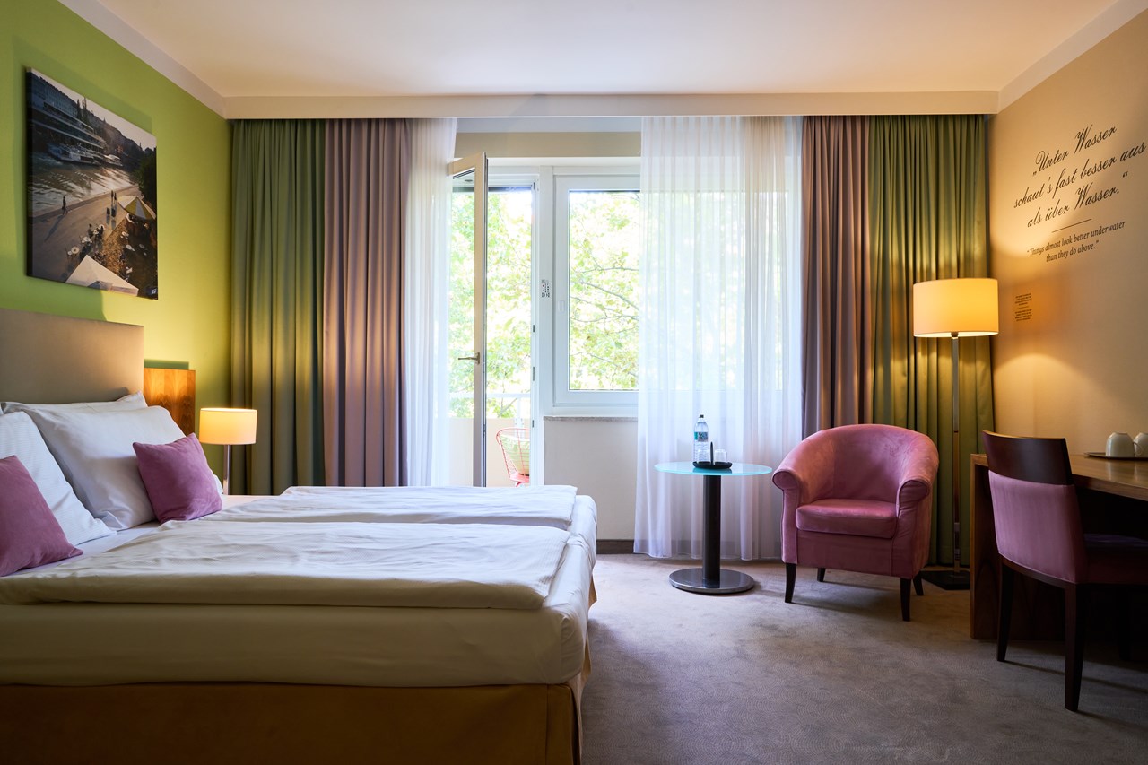 Henriette Stadthotel Vienna Zimmerkategorien Doppelzimmer Comfort mit Balkon