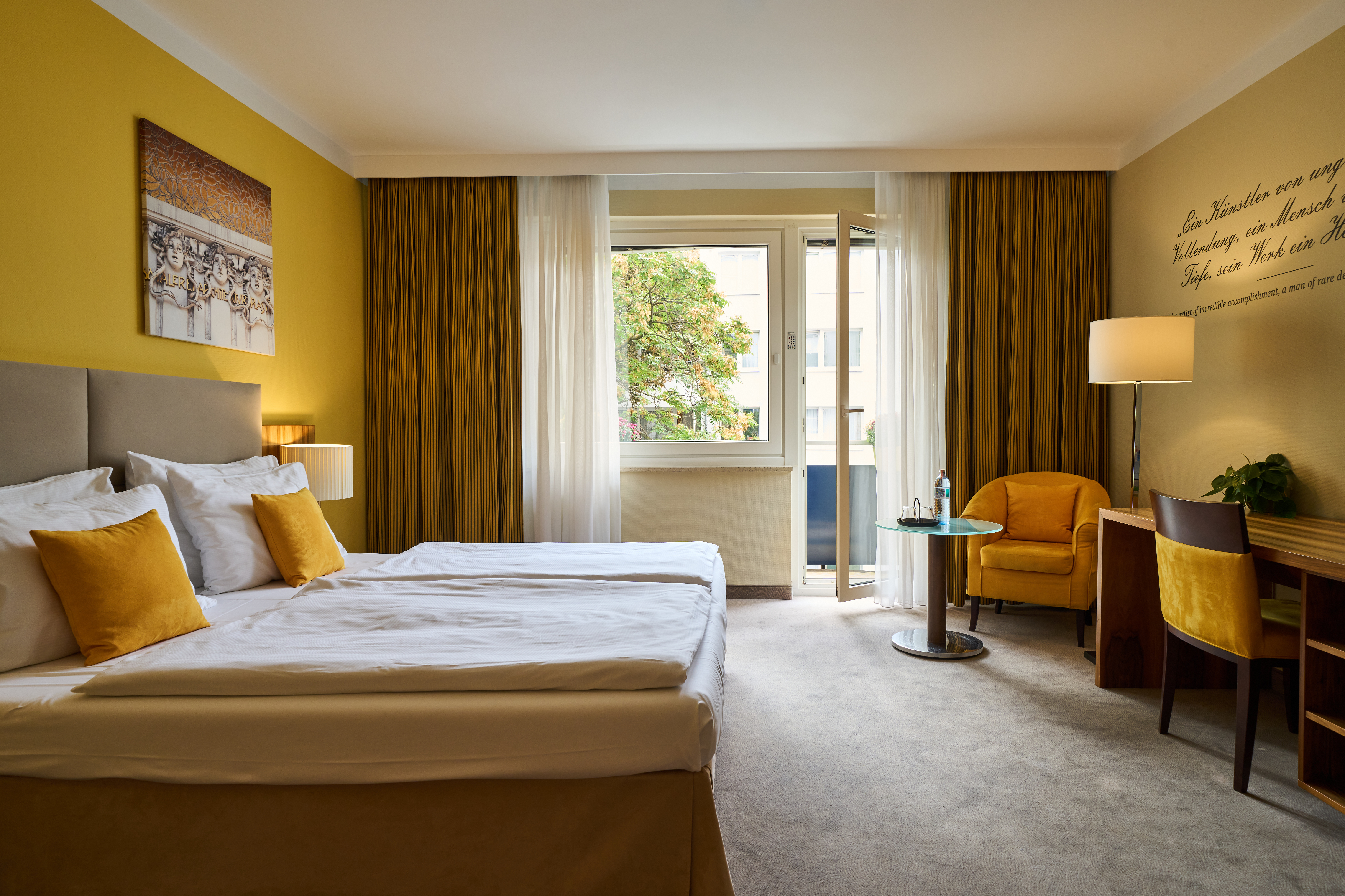 Henriette Stadthotel Vienna Zimmerkategorien Doppelzimmer Deluxe mit Balkon