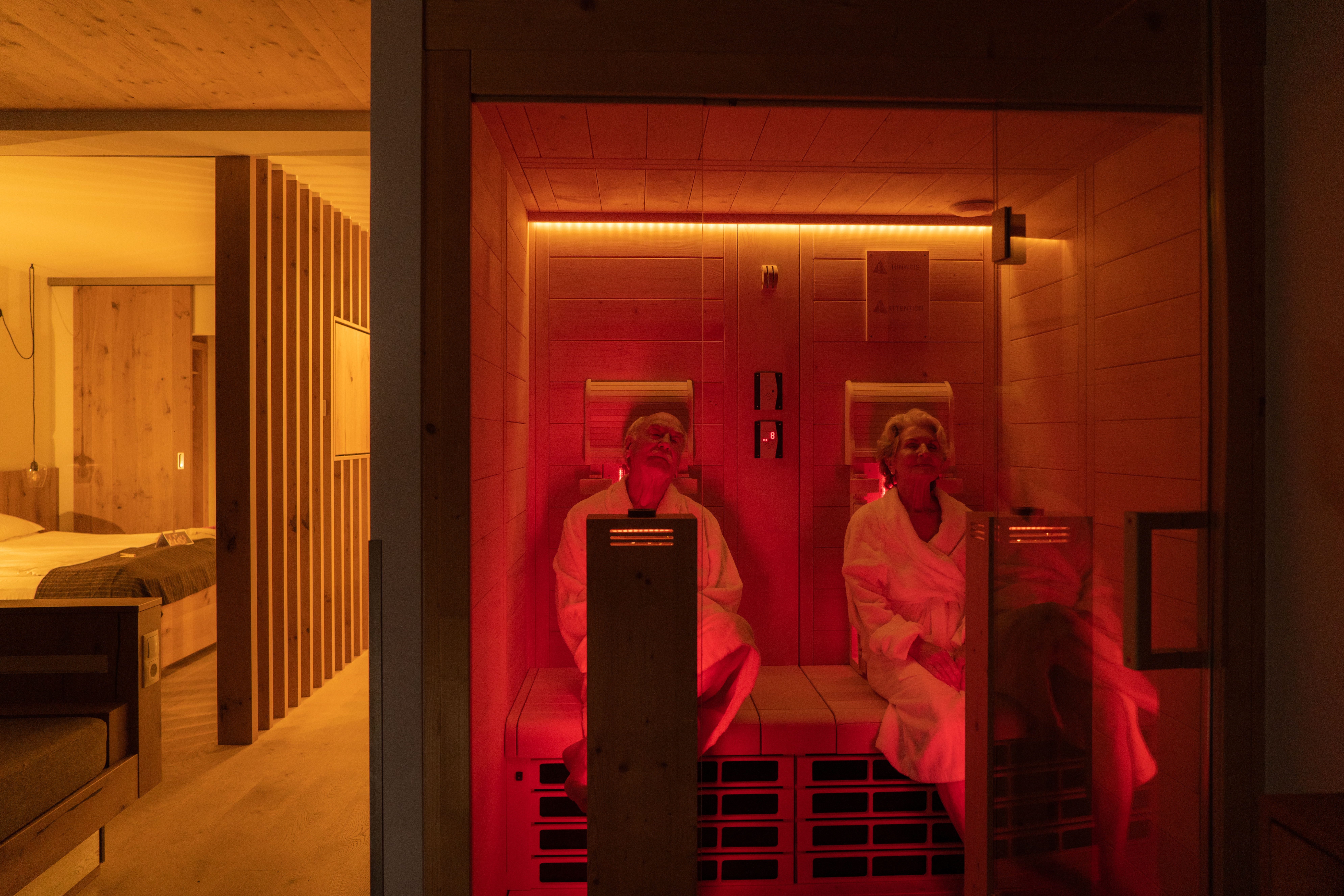 Urlaub-mit-Hund: Talblickloft. Infrarotkabine.  - Valavier Aktivresort 