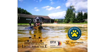 Hundehotel - Mikrowelle - Ostbayern - Unser Ferienhaus ist ausgezeichnet vom Deutschen Tourismusverband mit 5 Sternen und 5 Pfoten - Lienlasmühle