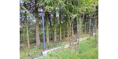 Hundehotel - Mikrowelle - Ostbayern - Doppelstabmattenzaun 160-180 cm mit Beton-Untergrabschutz - Lienlasmühle