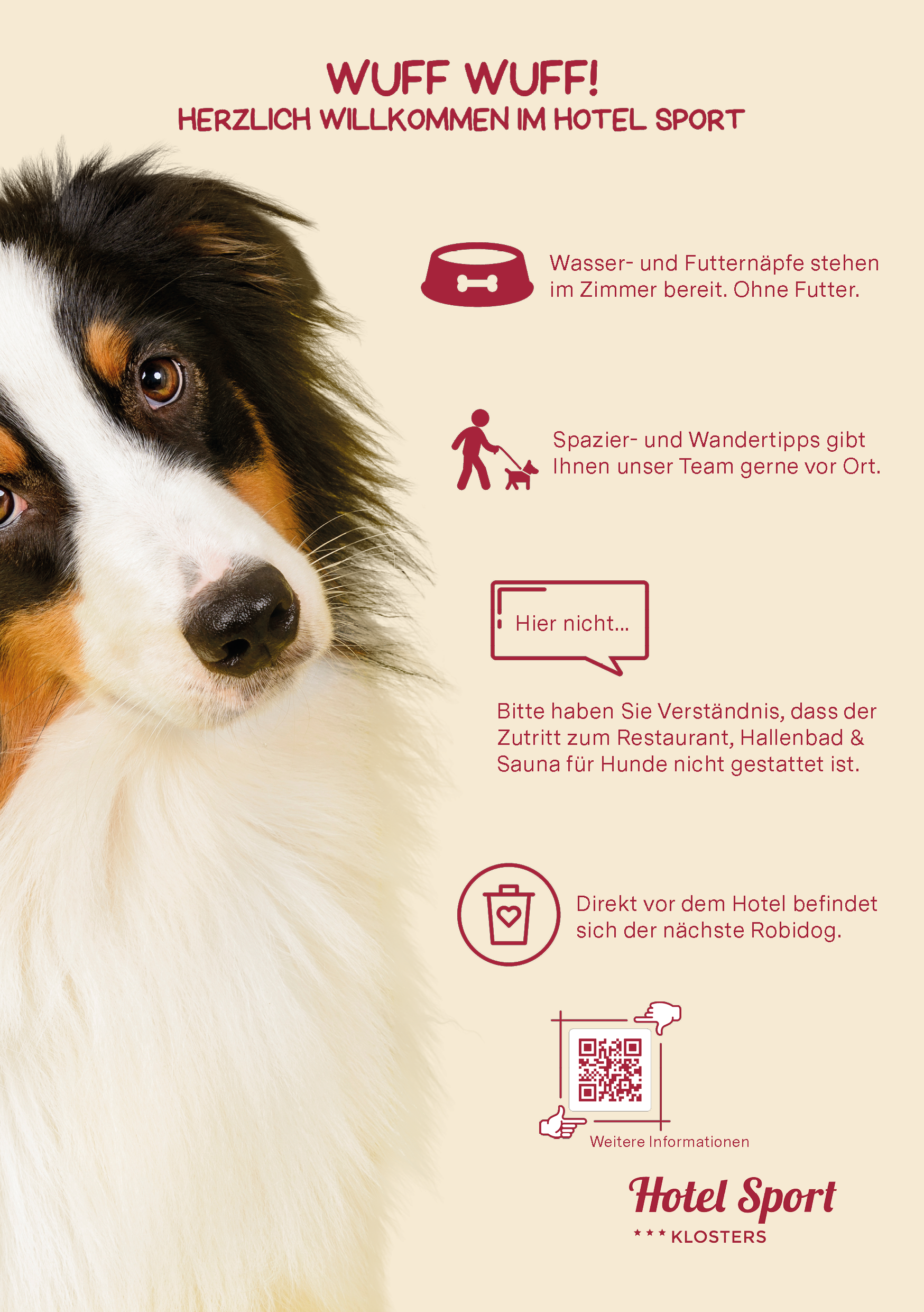 Hundehotel - Graubünden - Hotel Sport