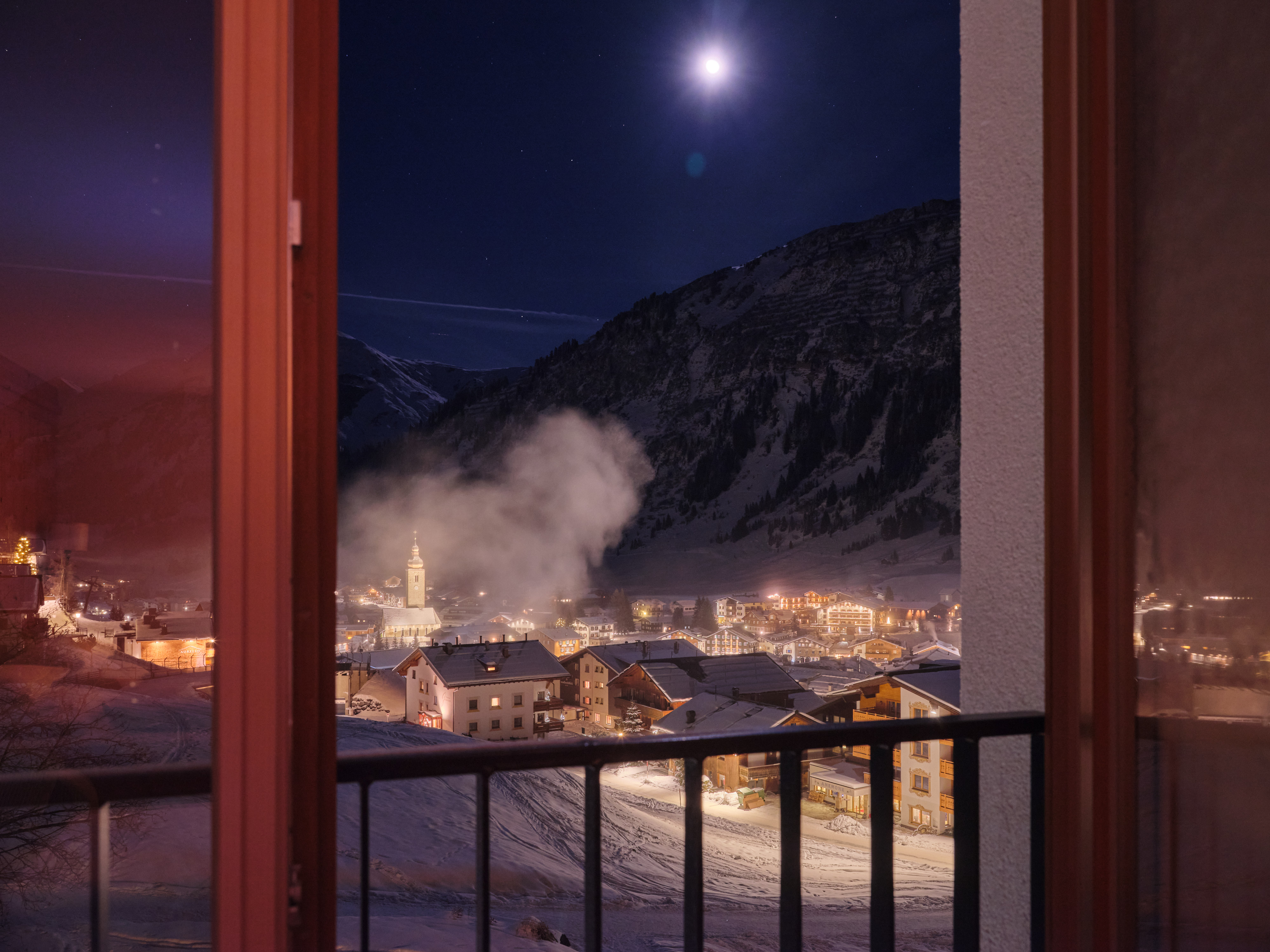 Urlaub-mit-Hund: Romantischer Blick auf Lech - Hotel SUNORA