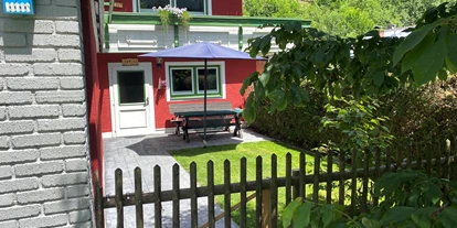 Hundehotel - in einer Ferienanlage/Wohnanlage - Großarl - Studio pepper fur 2 personen mit eingezaunter garten  - Molltaler appartements