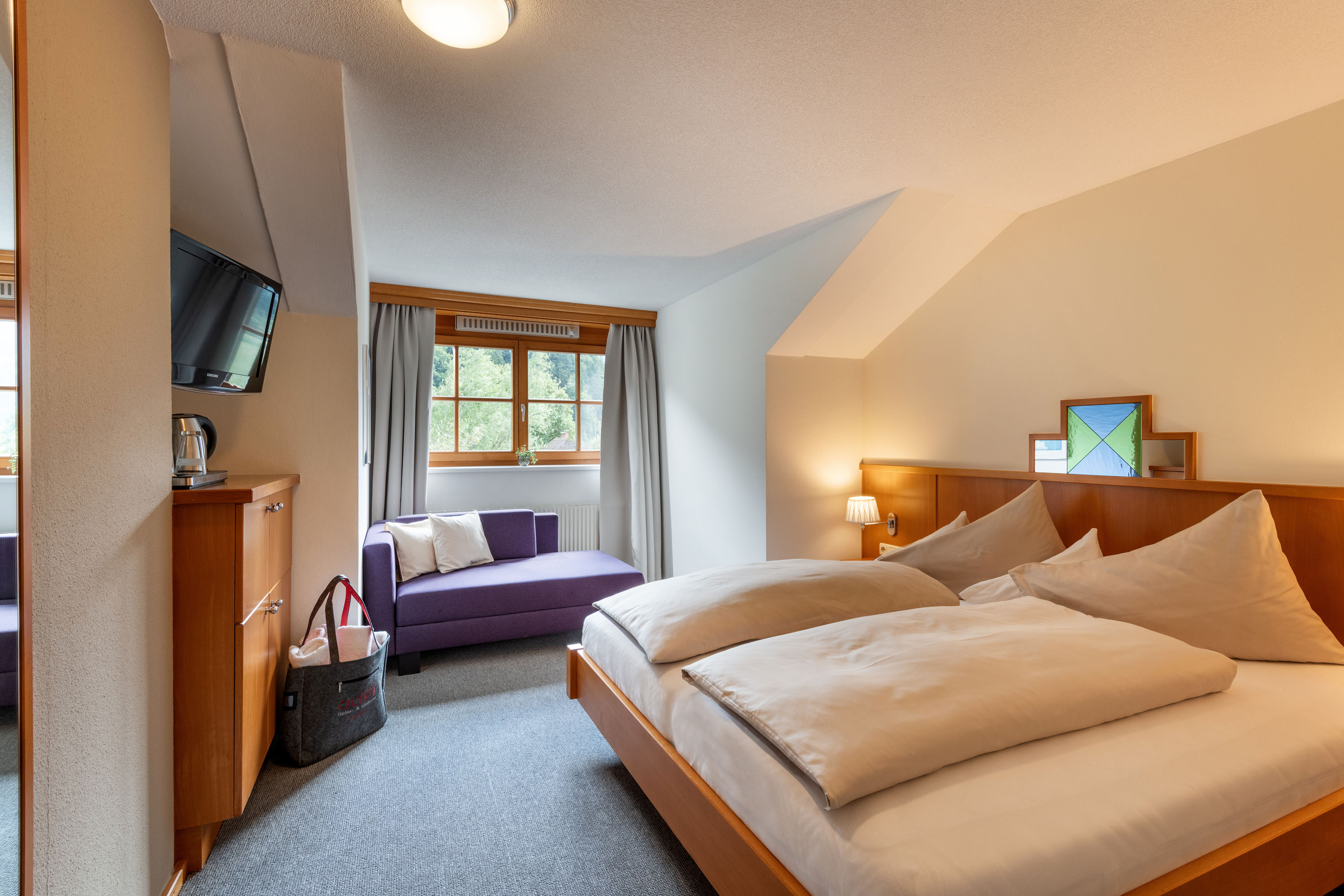 Urlaub-mit-Hund: Kuschelzimmer - Relax und Vitalhotel Adler  - Wohnen | Schlafen