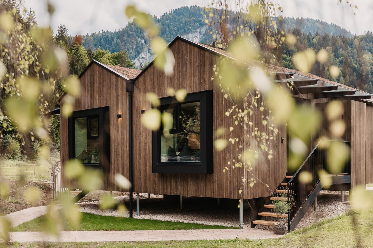 Naturhotel Schütterbad Zimmerkategorien Tiny-House Wald und Wiese