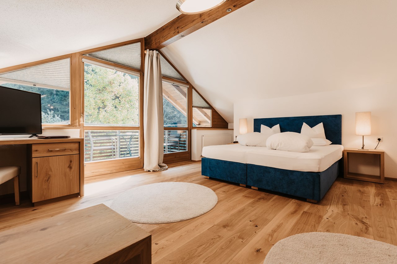 Naturhotel Schütterbad Zimmerkategorien Sonntagshorn 45 bis 58 m²