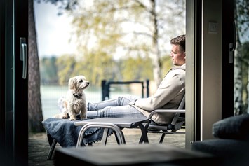 Urlaub-mit-Hund: Strandhäuser direkt am See verfügbar - Bernsteinsee Hotel & Ferien