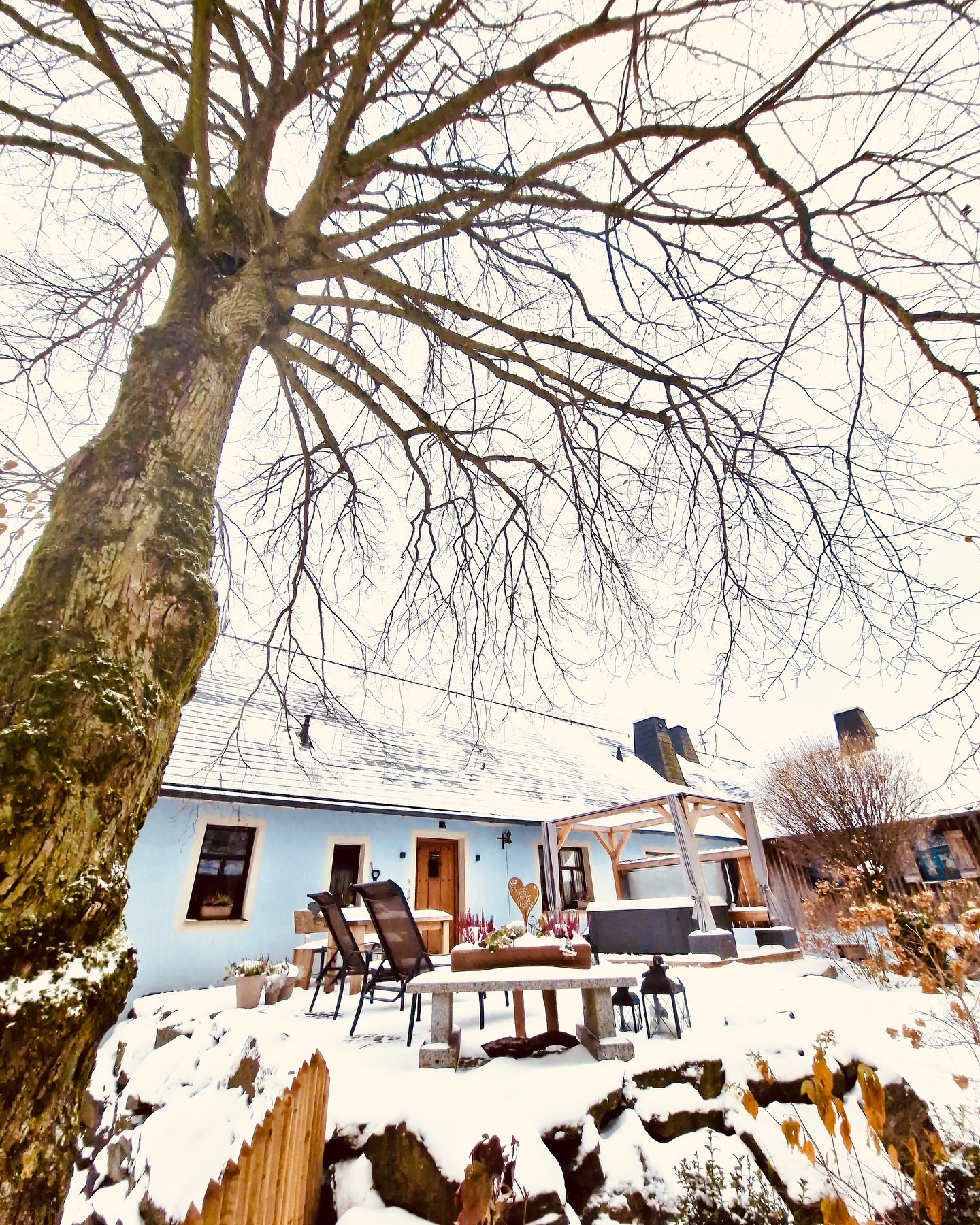 Urlaub-mit-Hund: Winterzeit im Landhaus - Garten - Das MUSSEA