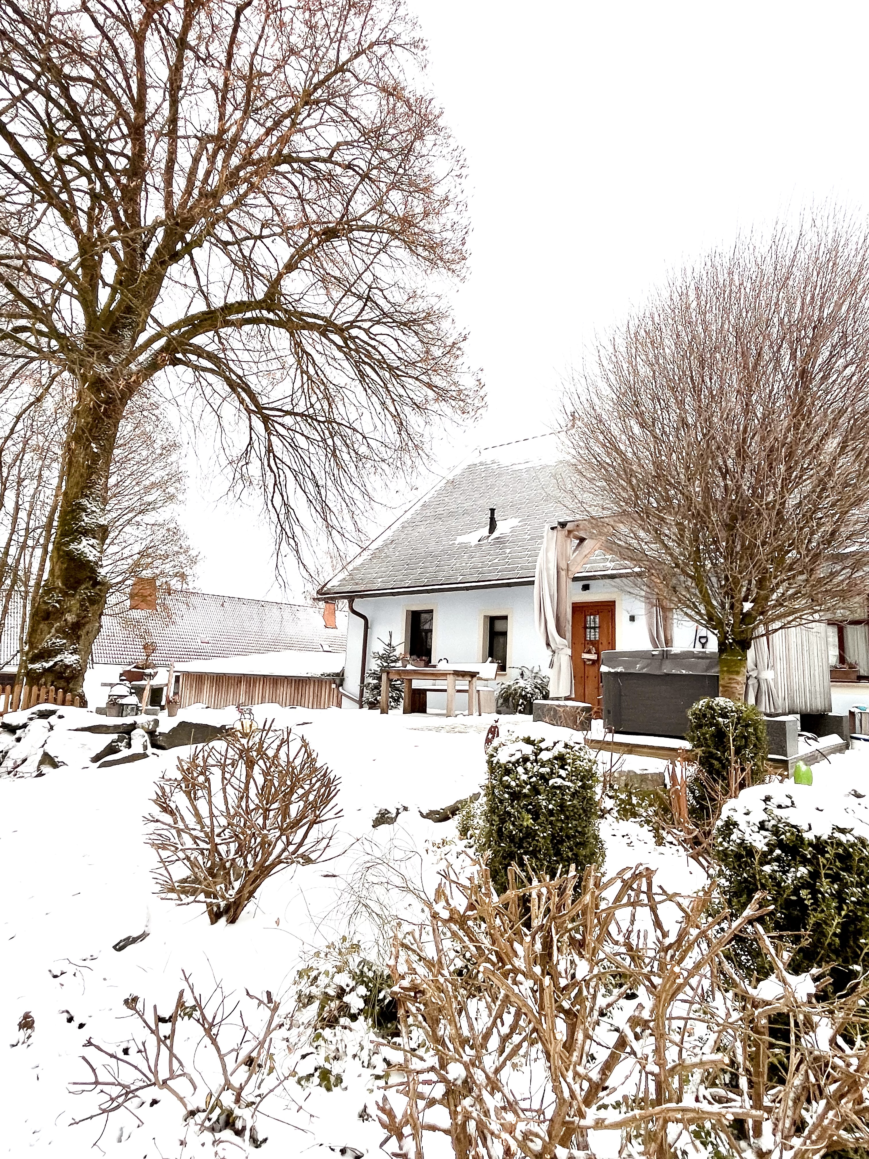 Urlaub-mit-Hund: LANDHAUS CHALET - Winterterrasse - Das MUSSEA