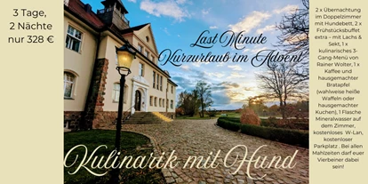 Hundehotel - Verpflegung: Halbpension - Mecklenburg-Vorpommern - Schloss Krugsdorf Hotel & Erlebnisse