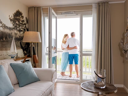 Hundehotel - Doggies: 3 Doggies - Balkon mit Meerblck - Hotel Zweite Heimat