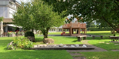 Hundehotel - Trink-/Fressnapf: im Zimmer - Schwyz - Drinnen und Draussen sind die Vierbeiner willkommen.  - Hotel Allegro Einsiedeln