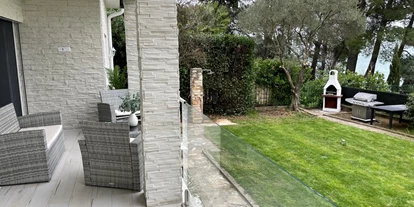 Hundehotel - Sitzplatz im Garten - Zadar - Šibenik - Villa Dobri Dupin