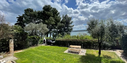 Hundehotel - Sitzplatz im Garten - Zadar - Šibenik - Villa Dobri Dupin