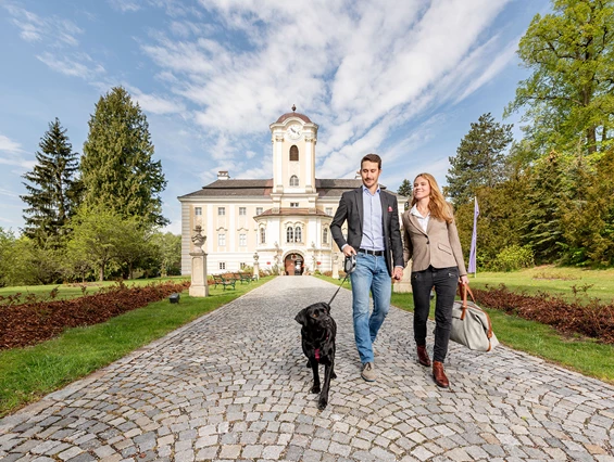 Urlaub-mit-Hund: Schlosshotel Rosenau