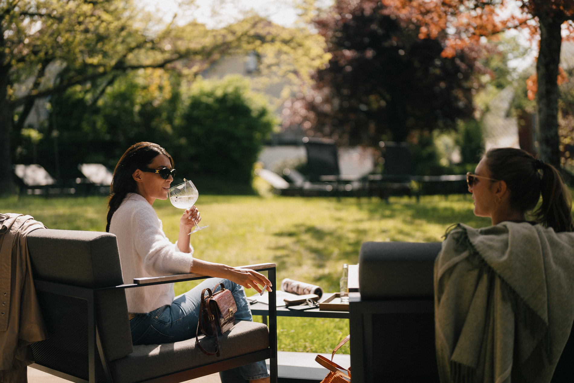 Urlaub-mit-Hund: HOTELGARTEN/OUTDOOR LOUNGE - HOTEL DER HIRSCHEN