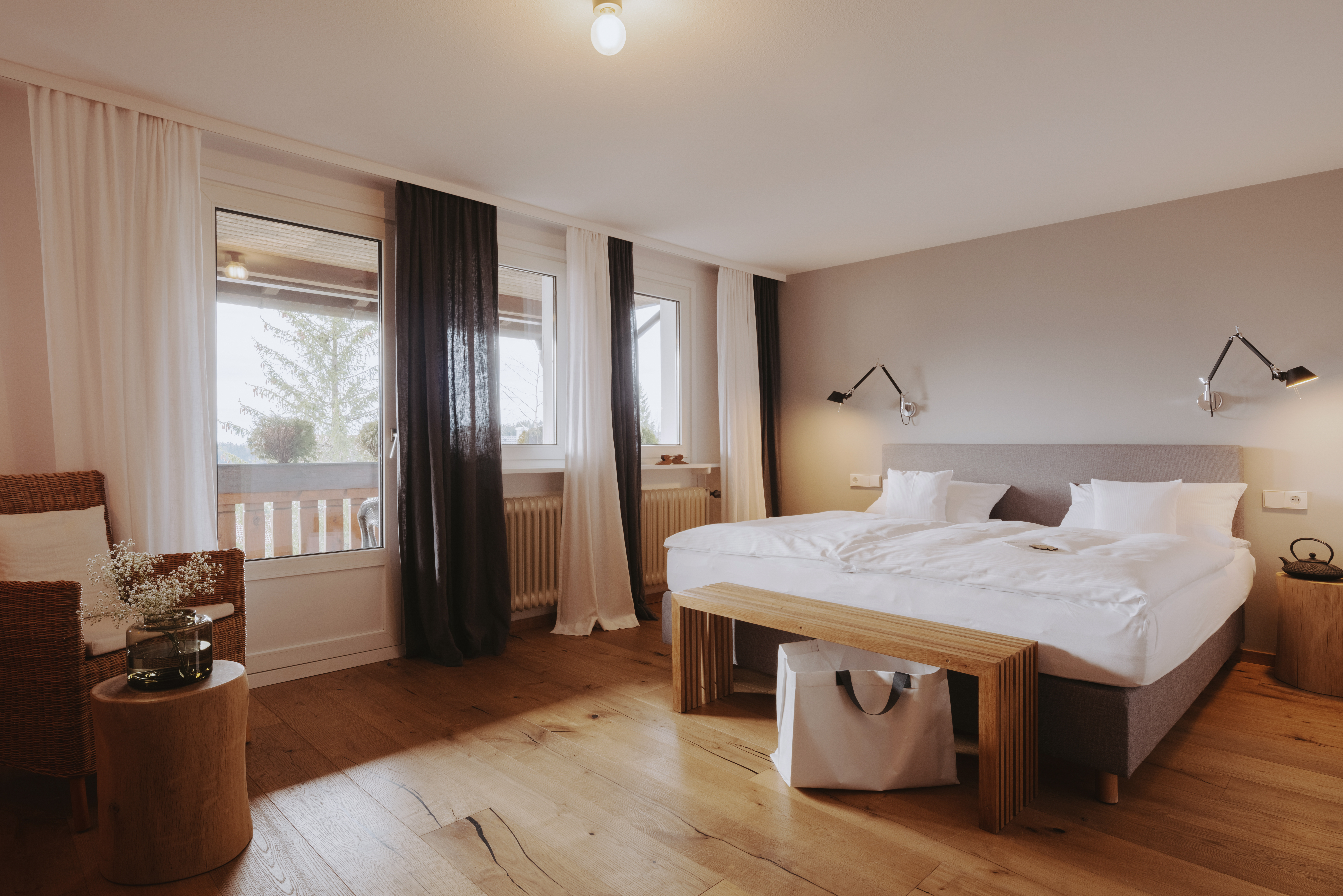 Urlaub-mit-Hund: DOPPELZIMMER LODGE - HOTEL DER HIRSCHEN