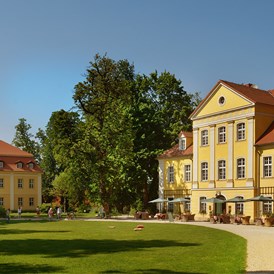 Ferienhaus mit Hund: Kleines Schloss / Hotel & Restaurant - Schloss Lomnitz / Pałac Łomnica