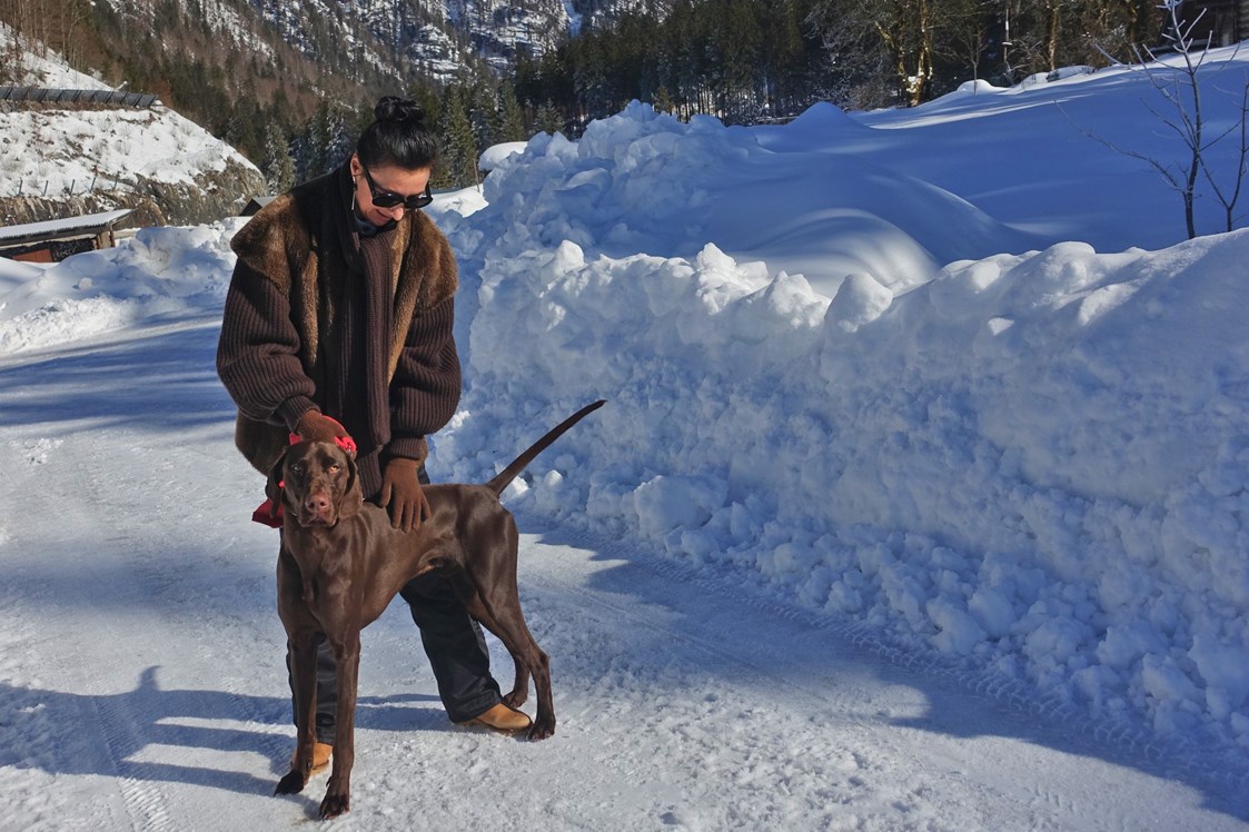 Ferienhaus mit Hund: Gerne machen wir Hundesitting, wenn Ihr skifahrt - Almchalet Goldbergleiten | Romantische Berghütte - traumhafte Sonnenlage im Nationalpark Hohe Tauern