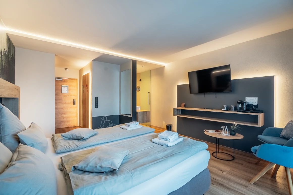 Urlaub-mit-Hund: Deluxe Zimmer - Seehotel Moldan