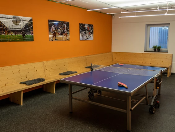 Urlaub-mit-Hund: Tischtennis und Tischkicker - k1 sporthotel Kurort Oberwiesenthal