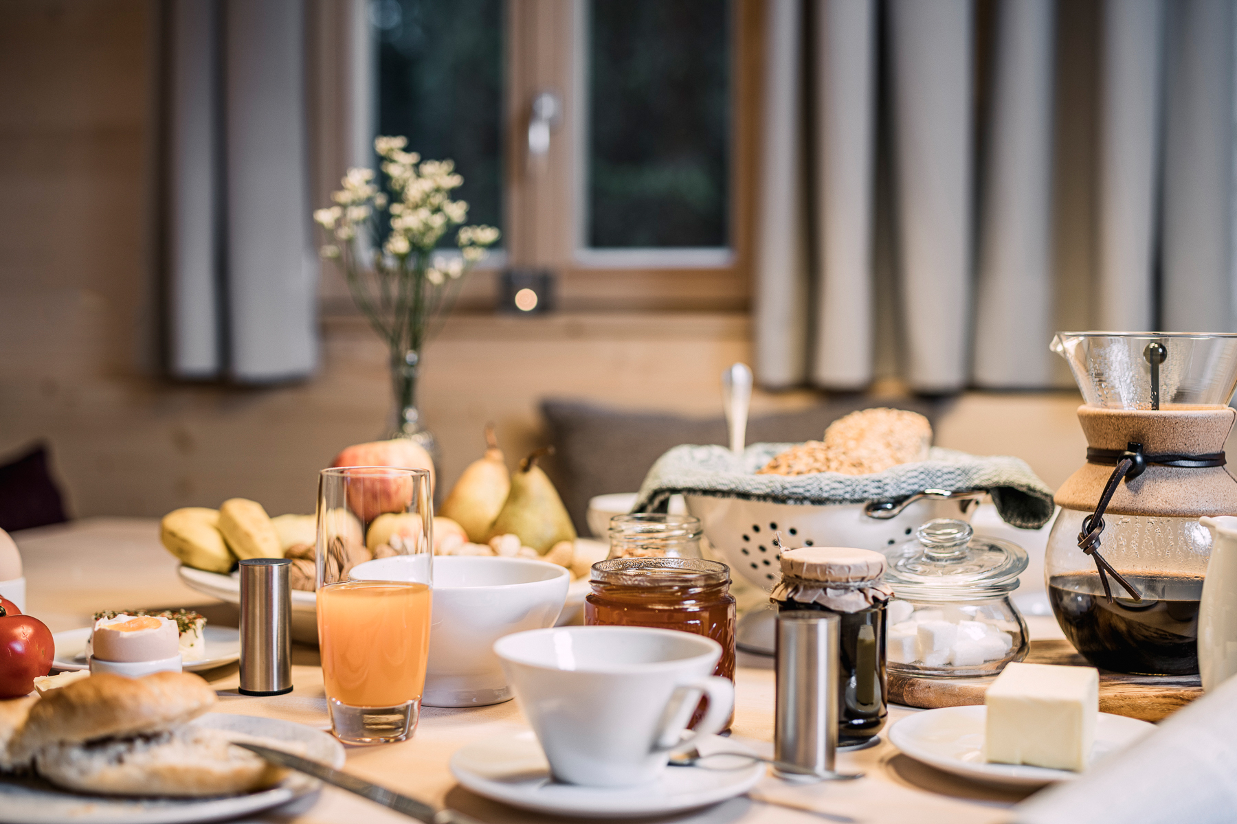 Hundehotel - Sitzplatz im Garten - Ramenai Das Böhmerwaldlerdorf