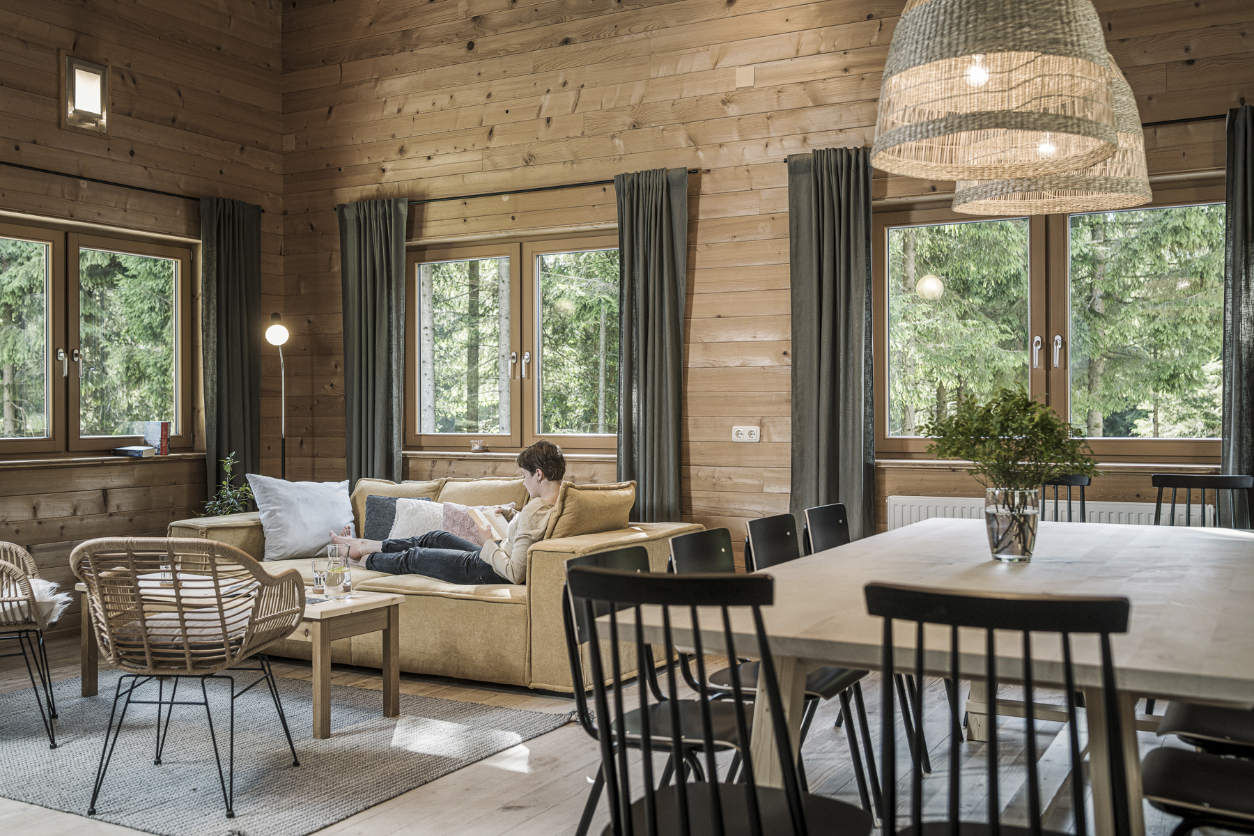 Ferienhaus mit Hund: Ramenai Das Böhmerwaldlerdorf