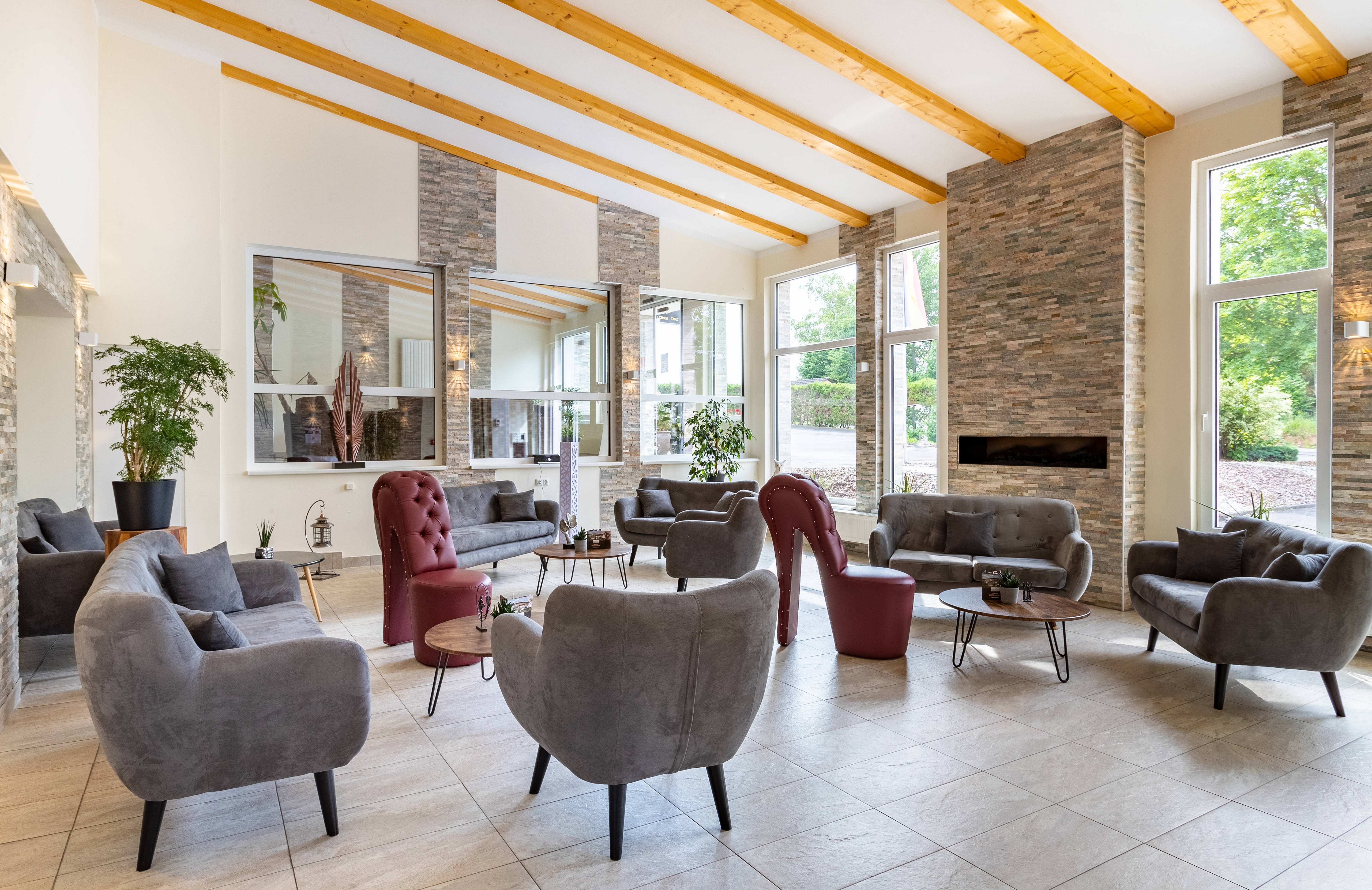 Hundehotel - Klassifizierung: 4 Sterne - Deutschland - Lobby - Wellness- und Tagungshotel AQUALUX