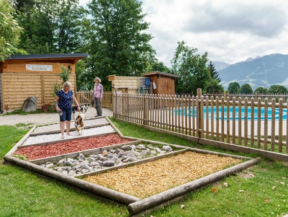 Urlaub-mit-Hund: Unser neuer Barfußweg - Almfrieden Hotel & Romantikchalet - Urlaub mit Hund