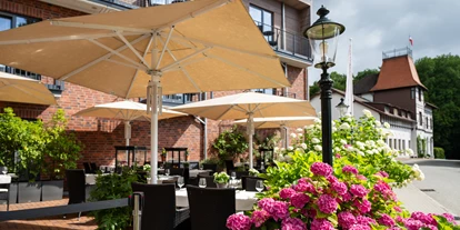Hundehotel - Klassifizierung: 4 Sterne S - Schleswig-Holstein - Terrasse - Ringhotel Birke